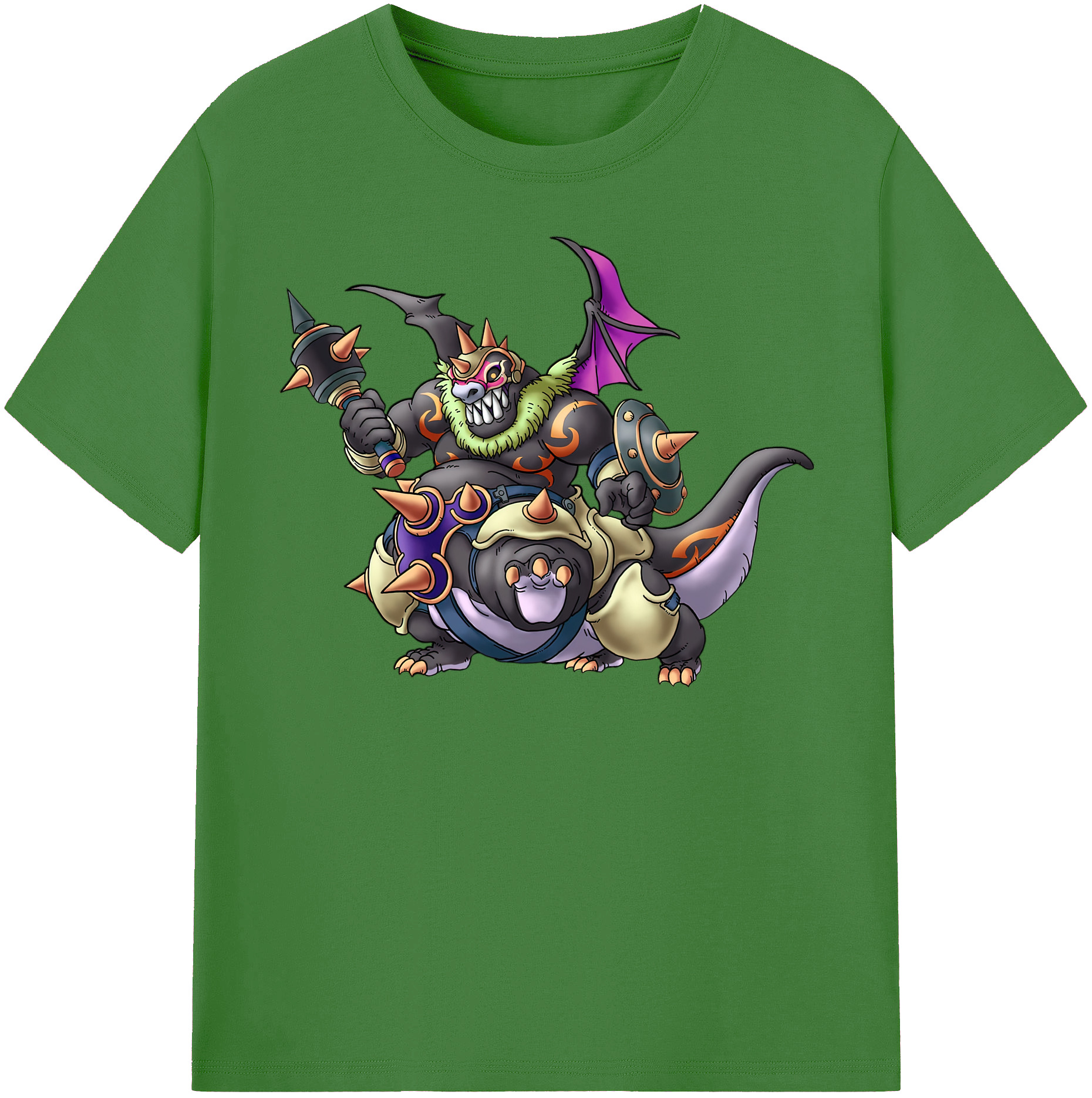 （画像用） ドラゴンクエスト Doragon Kuesuto Dragon Quest レディースカジュアルプリントTシャツ（綿100％）